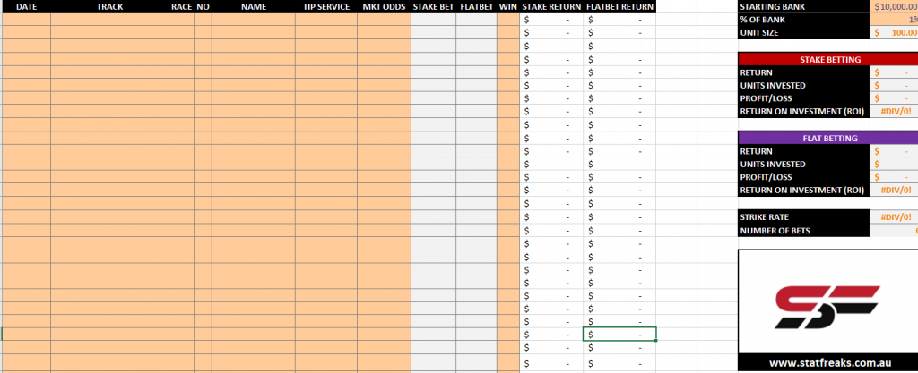 Tips for horse racing Empty Template