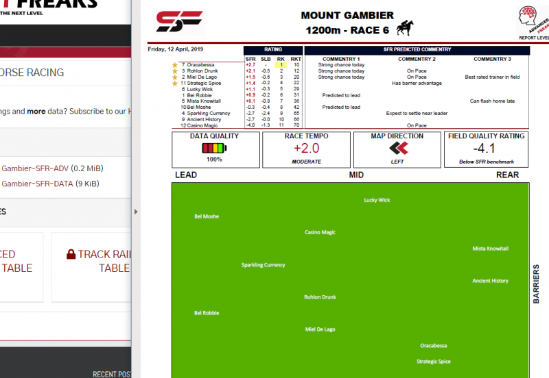 Free Horse Racing Ratings - What's Included?