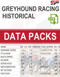 Greyhound Racing Historical Data Pack